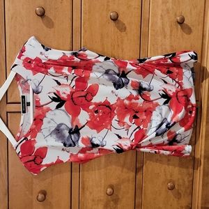 Melanie Lyne floral sleeveless top